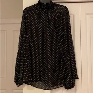 NWT Free People mock neck blouse
